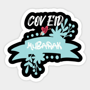 COV-EID Mubarak Covid Ramadan Eid Muslim Gifts Quarantine 2020 Sticker